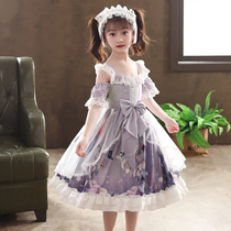 lolita Girls Princess Dress Spring and Autumn New style Childrens Baby lolita Dress lolita Summer Dress
