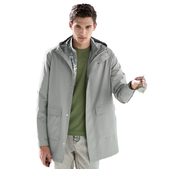 Vicutu men's trench coat