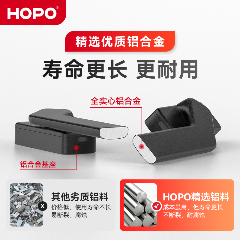 HOPO断桥铝窗把手:精简设计中的隐藏智慧