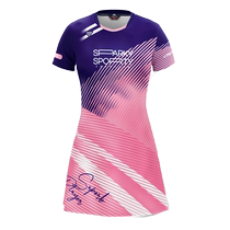 Corian Badminton Wear Womens 2023 New Korean Sports Dress Breathable Quick-Drying Slim Tennis Skirt Suit