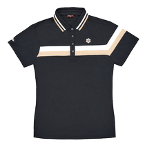 Corian badminton suit womens suit Korea 2023 mens breathable quick-drying lapel top golf suit sportswear