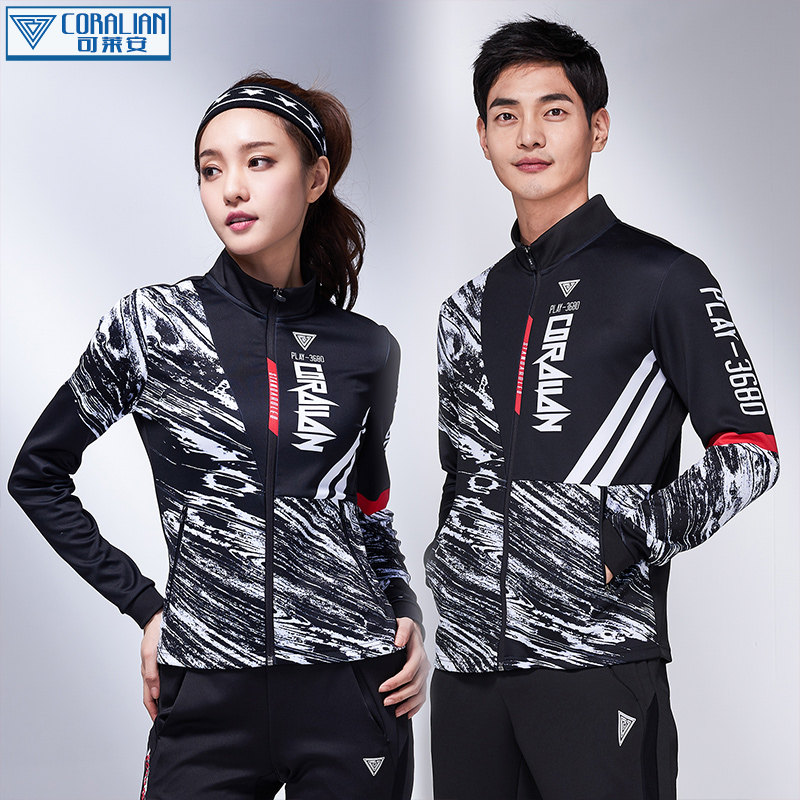 Leann Korea Badminton Suit Long Sleeve Jacket Spring Autumn Blouse For Men And Women Fashion Casual Comfort Leanthin Sportswear