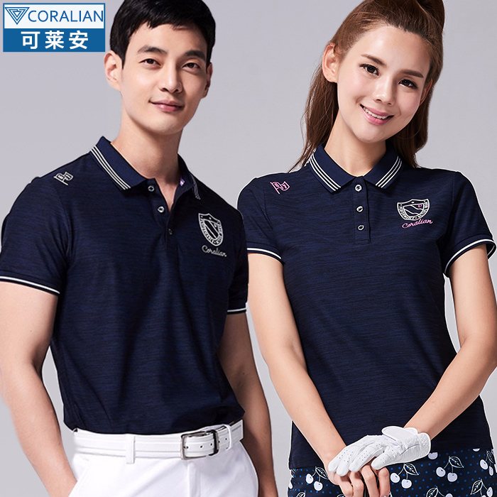 South Korea's Kelaian badminton clothing men's and women's golf clothing short-sleeved tennis table tennis clothing quick-drying sports top