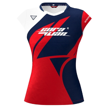 Corian badminton suit womens suit Korea 2023 new mens breathable quick-drying short-sleeved tops couple sportswear