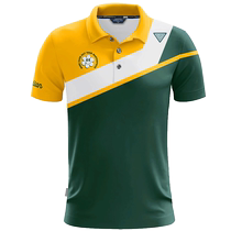 Kerian badminton suit womens suit 2023 lapel mens and womens golf short-sleeved Korean breathable quick-drying sportswear