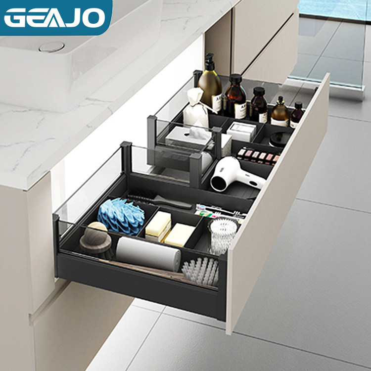 Dent wise GEAJO Bathrooms Bathroom Cabinet BATHROOM PULL BASKET BATH Chest Drawers U Type Wash table Lower shelf