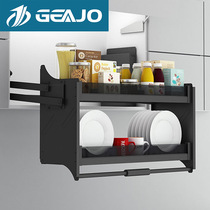 Halberd GEAJO kitchen hanging cabinet lifting cabinet lifting basket hanging cabinet lifting basket hanging cabinet under lifting basket hanging cabinet
