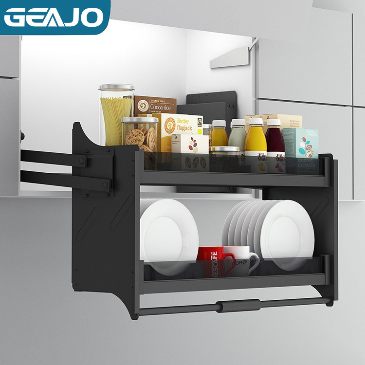 Dent wise GEAJO kitchen hanging cabinet lifting hanging cabinet lifting cabinet lifting pull basket hanging cabinet Lower lifting pull basket hanging cabinet