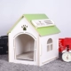 Doghouse bốn mùa phổ quát ấm áp giao phòng phòng doghouse bằng gỗ chó lồng trong nhà vừa và nhỏ gấu bông cung cấp vật nuôi - Cat / Dog hàng ngày Neccessities