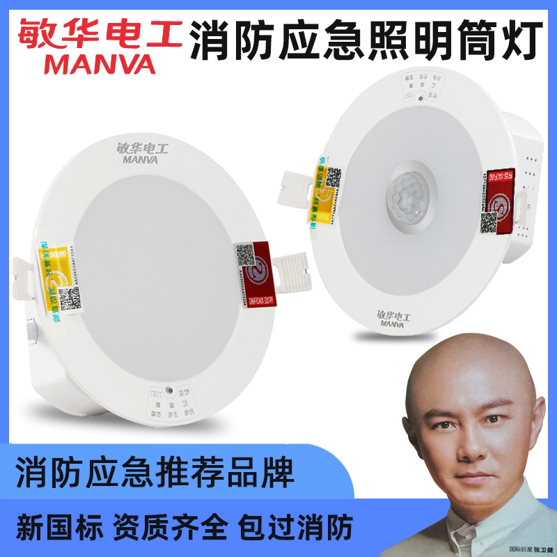 Minhua Electric Fire Embedded Skylight Embedded Skylight Self-Battery Emergency Evacuation Lighting