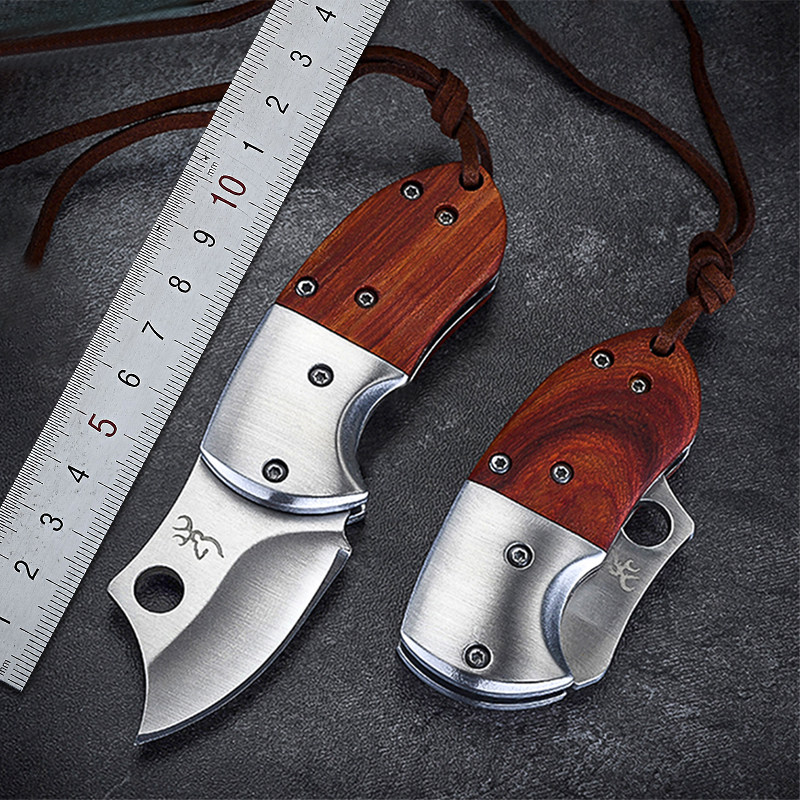 Too wow multifunctional mini knife handmade pocket key chain folding knife outdoor tool to open express knife