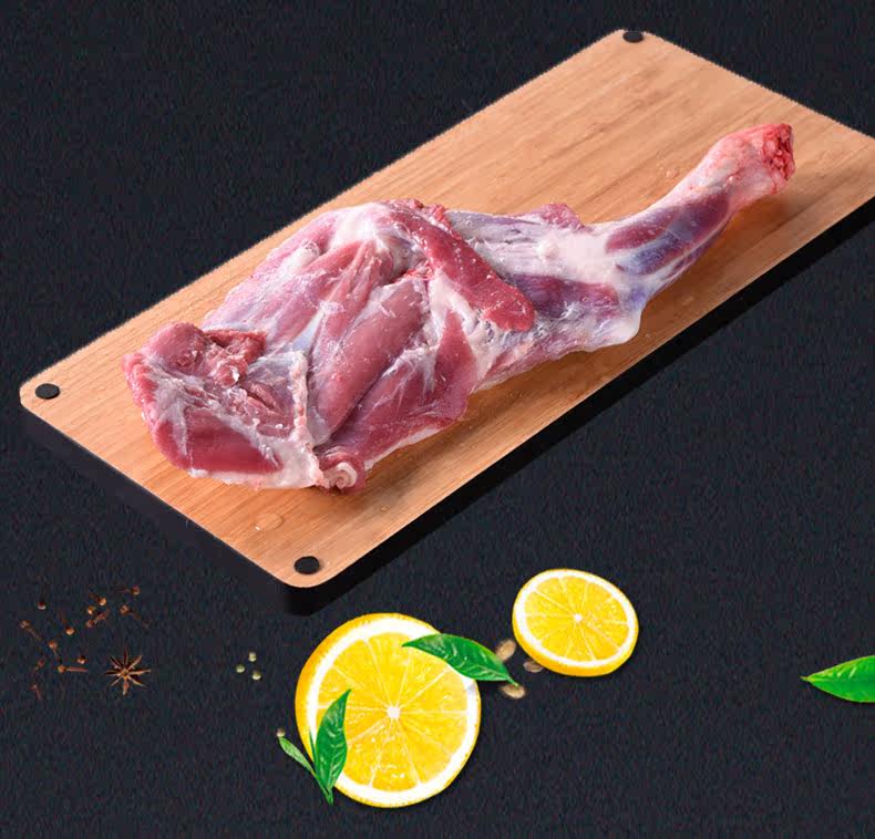 上合峰会指定羊肉 牛穆穆 宁夏盐池滩羔羊带骨前腿肉 3斤 图4