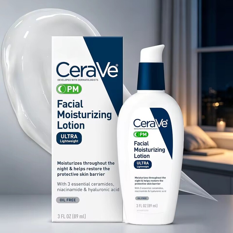 Cerave Pm Facial Moisturizing Lotion Whitening Lightweight Cream