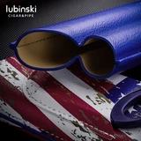 LUBINSKI Увлажняющий портативный чехол, кожаный высококлассный портсигар