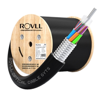 Rover ROVLL monitoring telecommunications optical fiber jumper engineering grade wire communication Class A fast single mode 12 cores 24 cores 48 cores 4 cores 6 cores 96 cores outdoor armored GYTS fiber optic cable