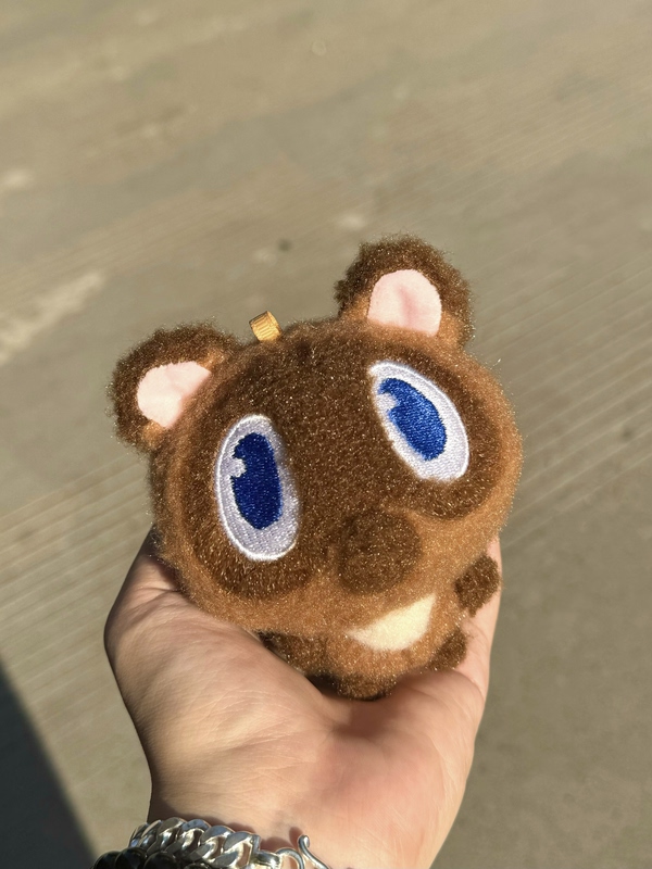 【First Batch in Stock】Animal Crossing｜Bean Bear Plush Toy Pendant 10cm Fan-Made Doll