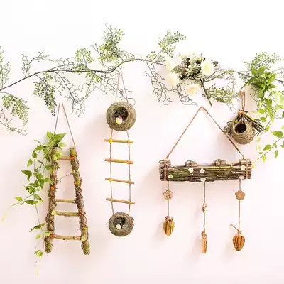 Kindergarten decoration Air corridor charm Ring material pendant Micro landscape classroom Creative forest department environment decoration