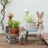 Креативная лестница, подставка для цветов, украшение для дома в детском саду, экологически инновационный материал, украшения в виде кролика, интернет, ремонт комнаты знаменитостей, маленькая комната