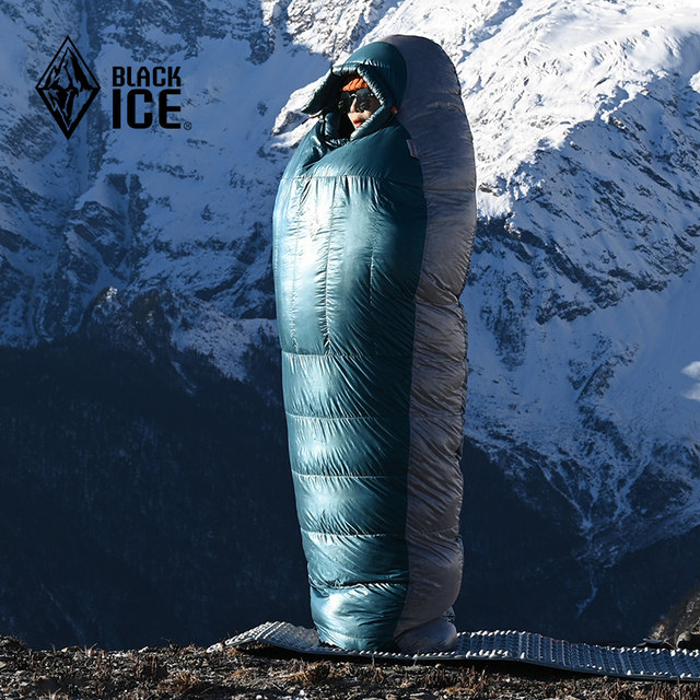 Black Ice Sleeping Bag Z Series Goose Down Flagship Model Z400/Z700/Z1000 ຖົງນອນຜູ້ໃຫຍ່ກາງແຈ້ງນ້ຳໜັກເບົາລົງ