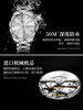 Swiss Oupinke Watch Brand Genuine Watch Men's Mechanical Watch Business Waterproof Steel Strap Simple Men's Watch