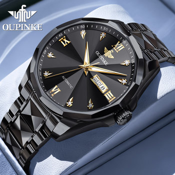 Swiss Oupinke Brand Genuine Imported Movement Men's Watch, Men's Mechanical Watch, Fully Automatic Business Men's Model