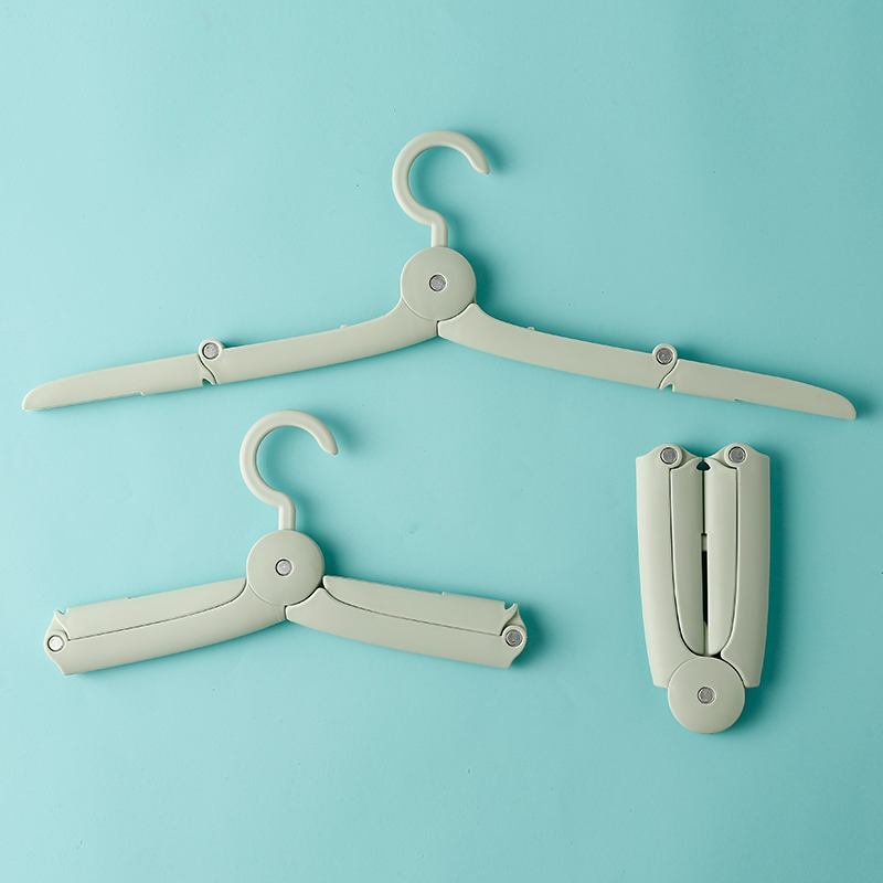 Versatile travel folding clothes hanger containing clothes hanger portable tourist deviner for business home Easy clothes hanger
