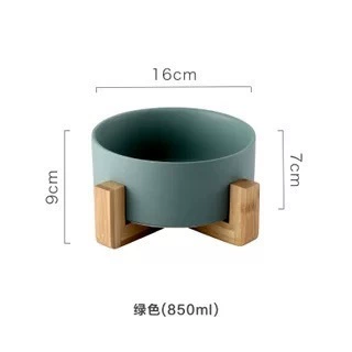 Кошачья чаша, собачья чаша кошка чаша керамическая кошачья чаша с твердым деревянной стойкой кошка питьевая вода миска кошка рис рис горшок горшок горшок кошка кошачья миска поклонение универсальным