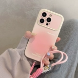 Apple, совместимый ремешок, iPhone 15, чехол для телефона, iPhone14 Pro, защитный чехол, простой и элегантный дизайн, градиент, английский, iphone, 2023, женский стиль, 13promax, изысканный стиль