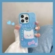 [线条猫咪-蓝底]