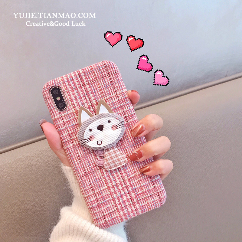 Cute plush kitty applies Huawei p30 mobile phone protection shell nova5pro nova4 3 2s female autumn and winter mate20pro p30 p30 winter mate4