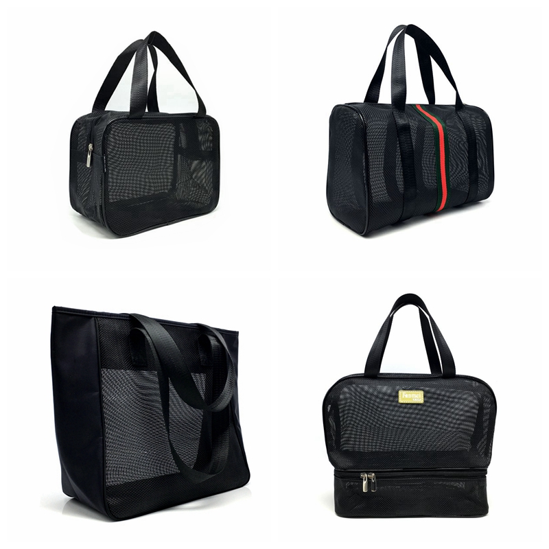 Mesh Wash Bag for men and women bathing bag travel on business trips for portable bathing bags Large capacity swimming fitness spa storage