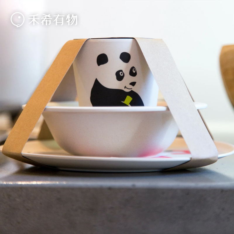 Zuperzozial children cutlery combined with three bowls of dish suit and a selection of objects