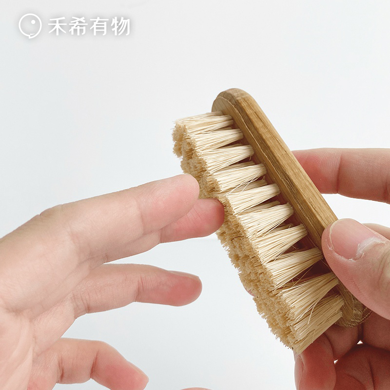 Swedish iris Hantverk Cleaning double-sided nail brush Hand wash brush Soft nail brush Massage brush does not hurt hands