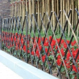 Наружный бамбуковый забор небольшой забор забор наружный настенный ограждение Guardrail, бамбуковый цветочный кронштейн Приют сад бамбук -полюсный двор Телескопический