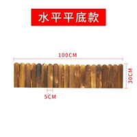 (Горизонтальное плоское дно) Толщина пластины 100 × 30 1,2 см