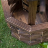 Творческая вода скважина декоративная цветочная коробка цветов, желающая хорошо карбонизированная древесина -Соединенное растение цветочное садоводство