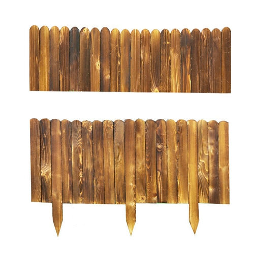 Наружный карбозированный антикоррозийный деревянный двор сплошной деревянный забор