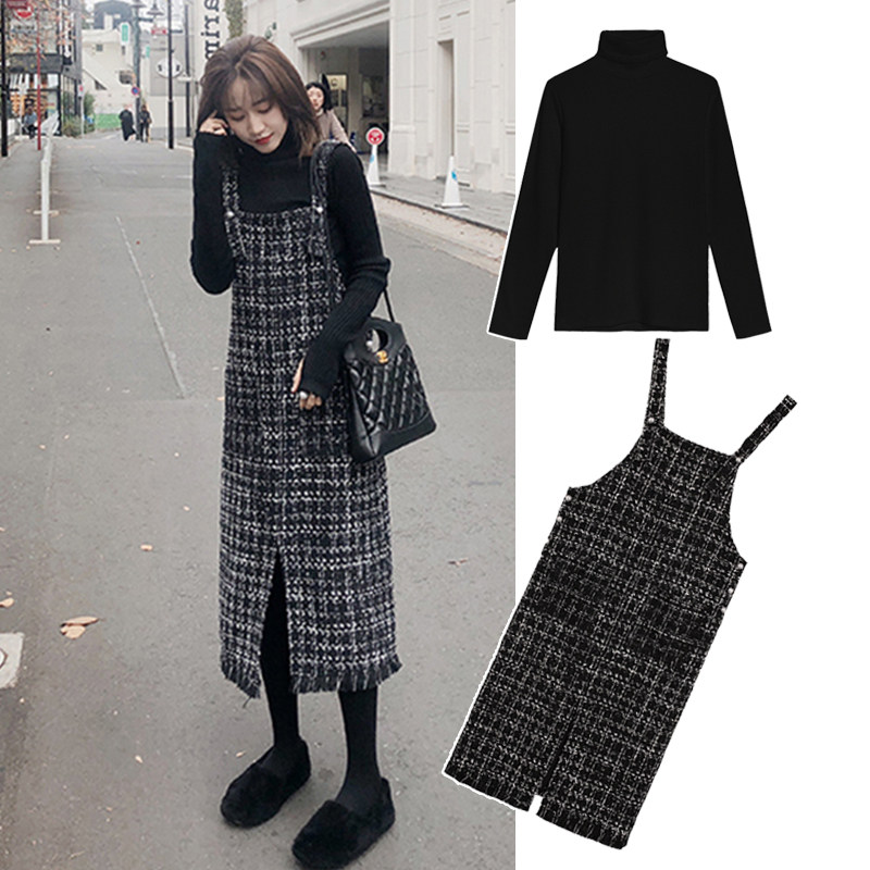 Pregnant women spring suit 2021 autumn and winter new foreign style pregnant mother tide suit winter wear fashion advanced two-piece set