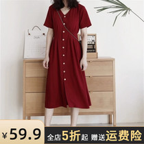 Pregnant women Spring Wear 2021 new short fashion foreign style dress explosion style Winter Dress Hipster