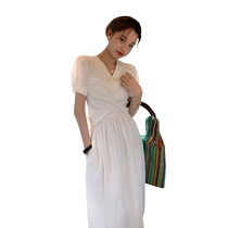 Femmes enceintes Xia Fashion Andromeda robe Tide Moms Fashion Han Edition Big Code Grossesse Été Clothes Superior Sense Long Dress Slim