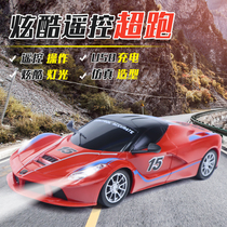 Childrens high-speed drift off-road remote control electric car toy car 5 years old 7 simulation racing sports car boy
