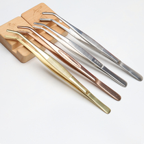 Tea clip tea leaf clip stainless steel tea clip tea ceremony spare parts household tea cup clip tweezers cup washing tea clip