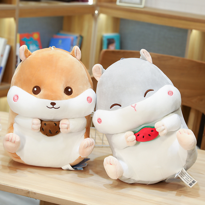 Cute little hamster wool suede toy squirrels cuddled paparazzi Budoll bed to sleep with birthday gift doll