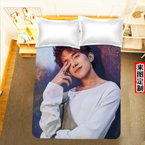  TFBOYS Yee Yee Qianxi bed sheet duvet cover student surrounding single dormitory Chasing star girl dormitory bedroom three-piece set