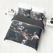 Basketball theme NBA Lakers James bed sheet quilt cover Black Mamba Kobe student dormitory Curry quilt cover