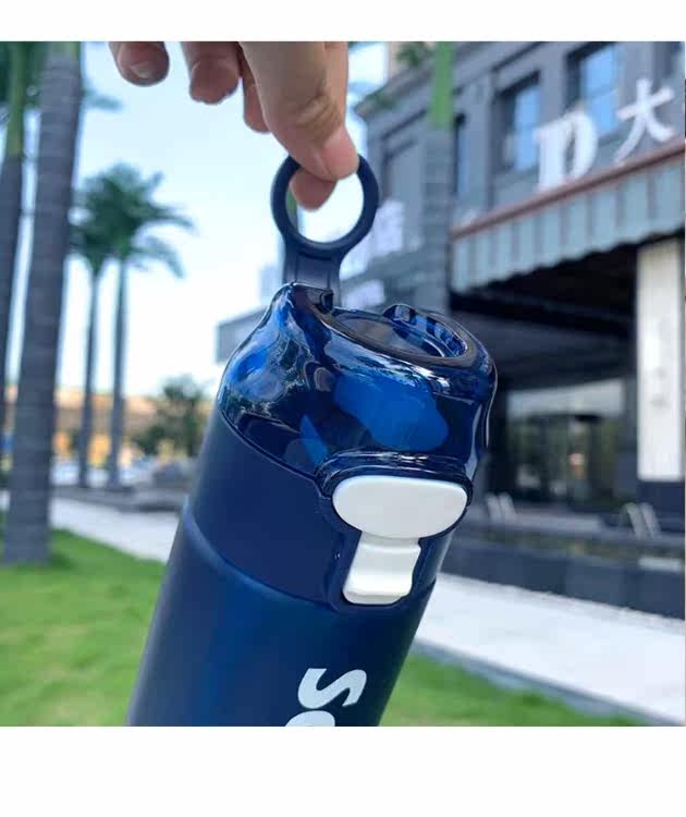 Свежая пластиковая трендовая портативная спортивная трубочка для школьников и студентов для спортзала, для влюбленных, защита при падении, защита от ожогов 