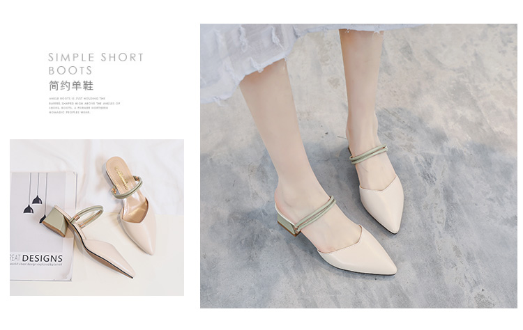 C9784 2760K GIÀY DÉP SANDAL NỮ RSKREGS MŨI NHỌN GÓT VUÔNG MÙA HÈ GIÀY DÉP NỮ DA BÒ G06 SẢN PHẨM MỚI