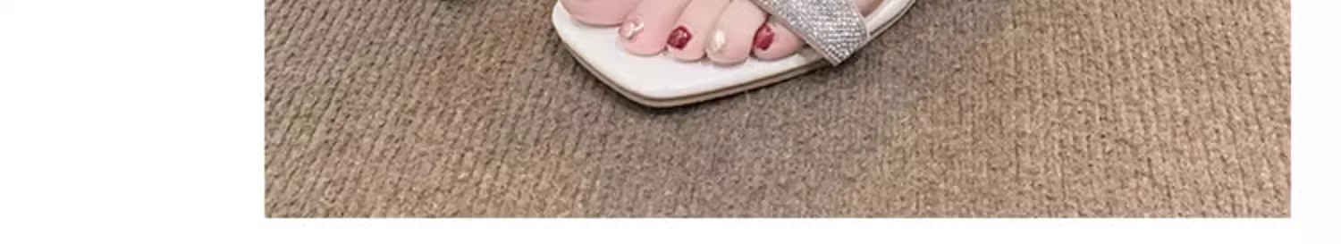C9713 2760K GIÀY DÉP SANDAL NỮ RSKREGS GẮN ĐÁ MÙA HÈ TĂNG CHIỀU CAO ĐẾ CAO GIÀY DÉP NỮ DA BÒ G06 SẢN PHẨM MỚI