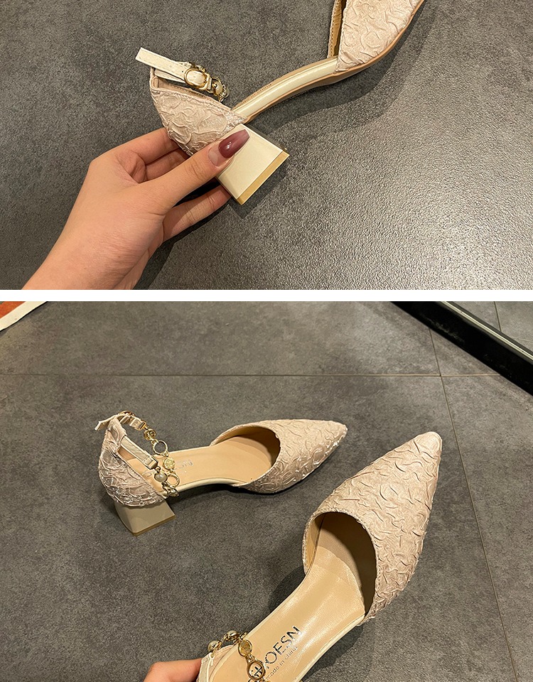 C9707 2660K GIÀY DÉP SANDAL NỮ RSKREGS MŨI NHỌN GÓT VUÔNG MÙA HÈ GIÀY DÉP NỮ DA BÒ G06 SẢN PHẨM MỚI