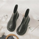 Black Martin boots short boots for women British style autumn and winter plus velvet 2025 new versatile internet celebrity popular thick-soled chimney boots